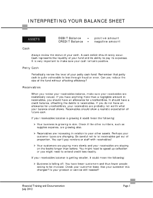 Farm Balance Sheet Template Excel  Form