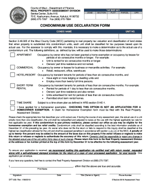 Condominium Declaration Sample  Form