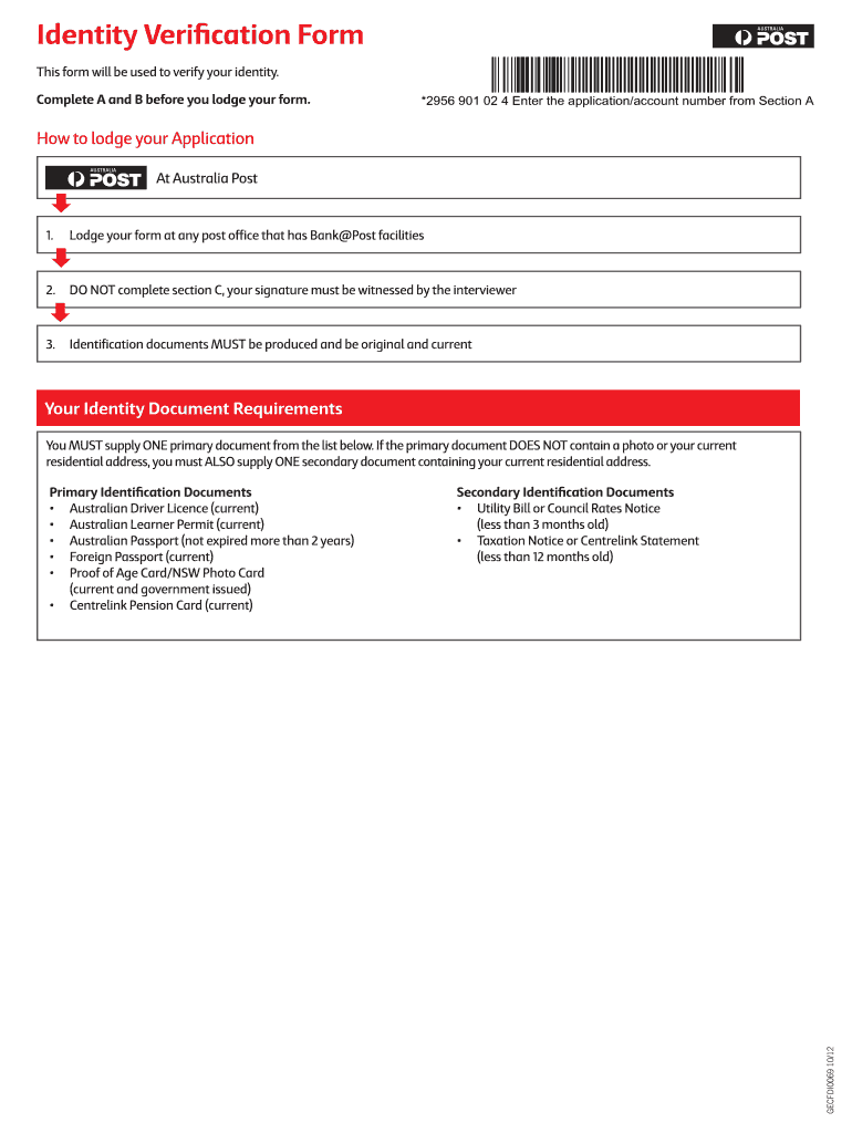 Coles ID Verification Form