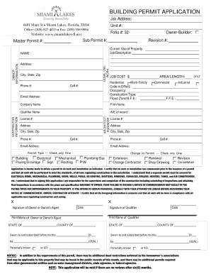  Building Department Submittal Requirements Town of Miami Lakes Miamilakes Fl 2016