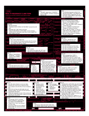  Cms 1500 PDF Filler 2005-2024