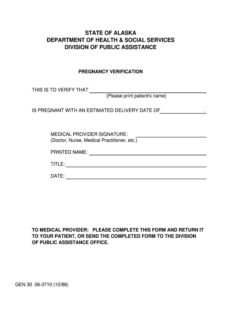 Positive Pregnancy Papers from Doctor  Form