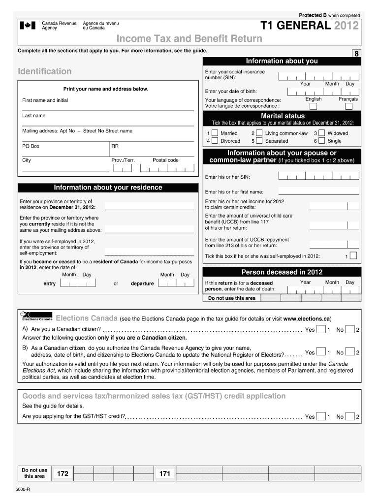  5000 R Form 2012