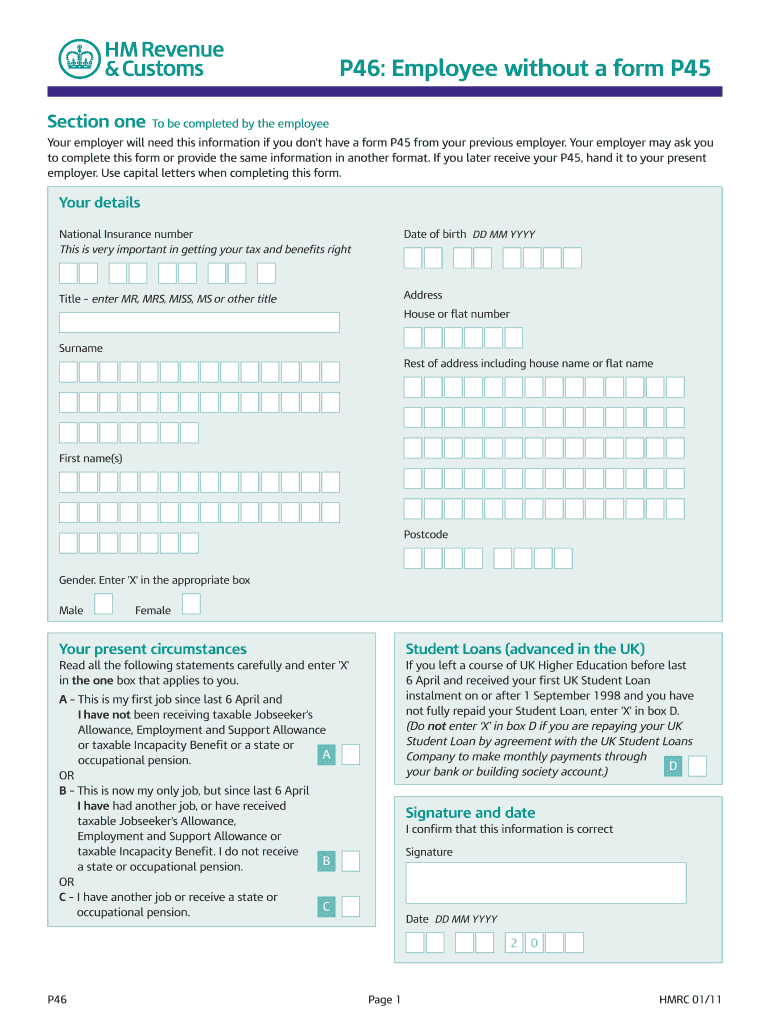 P46 Form