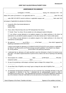 Annexure 9  Form