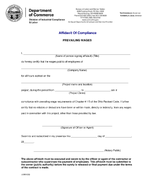 Ohio Form Compliance