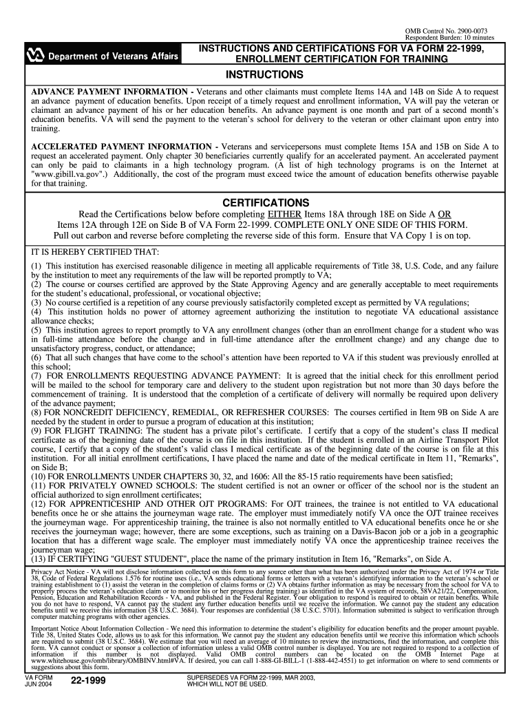  Va 22 Side B Form 2018