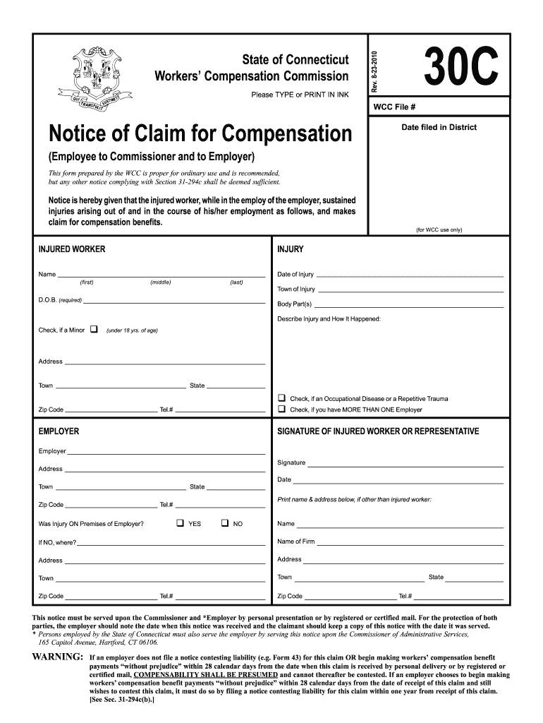  30c Form 2010