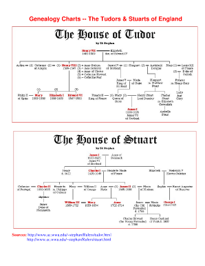 Tudor Family Tree PDF  Form