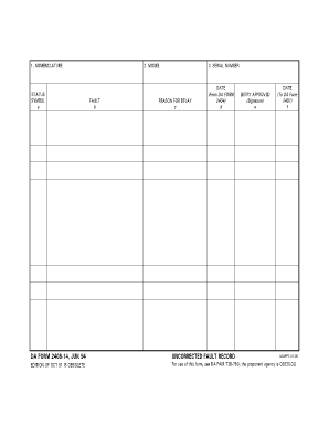 2407 Army  Form