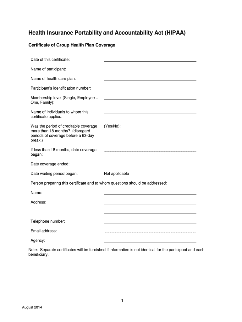 Name of Participant  Form