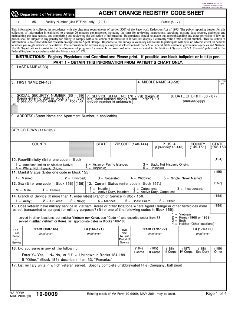 Orange Registry  Form 2004