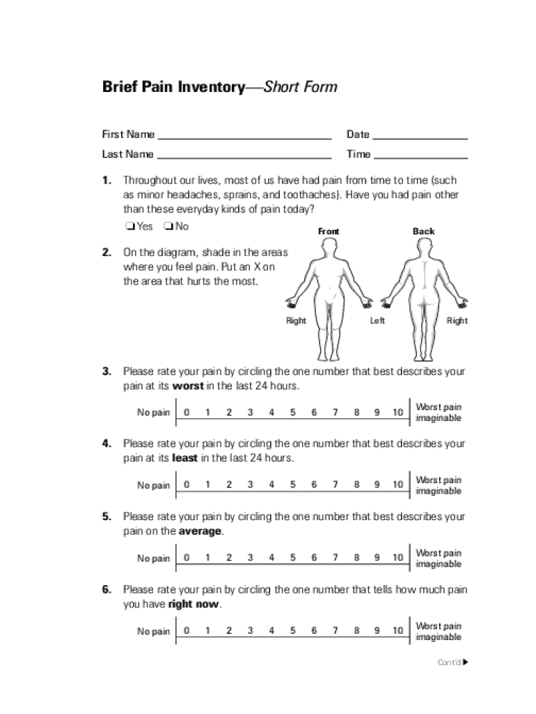 Bpi Short Form