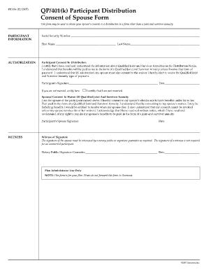 Spousal Consent Form