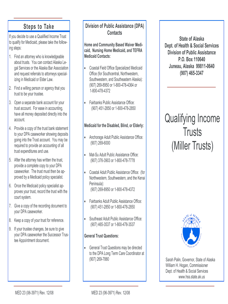 Miller Trust Alaska  Form