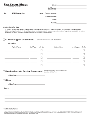 Acn Cancellation  Form