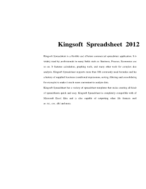Kingsoft PDF Form