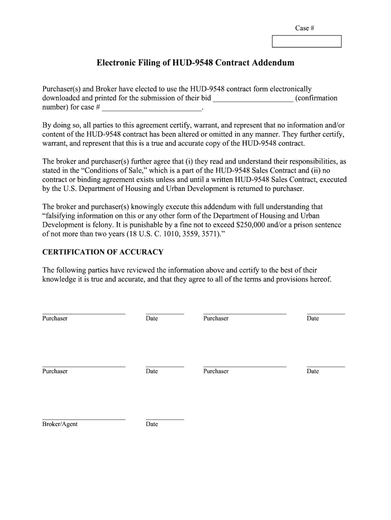 Hud 9548  Form