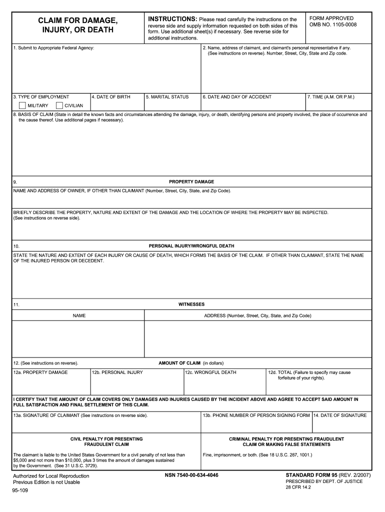 Va Form 95