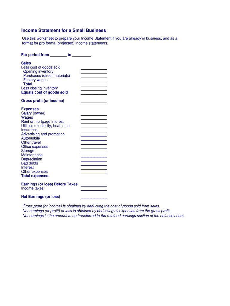 Software to Creat a Balance from Income Statement  Form