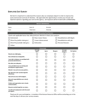 Magsaysay Home Harbor Exit Interview  Form