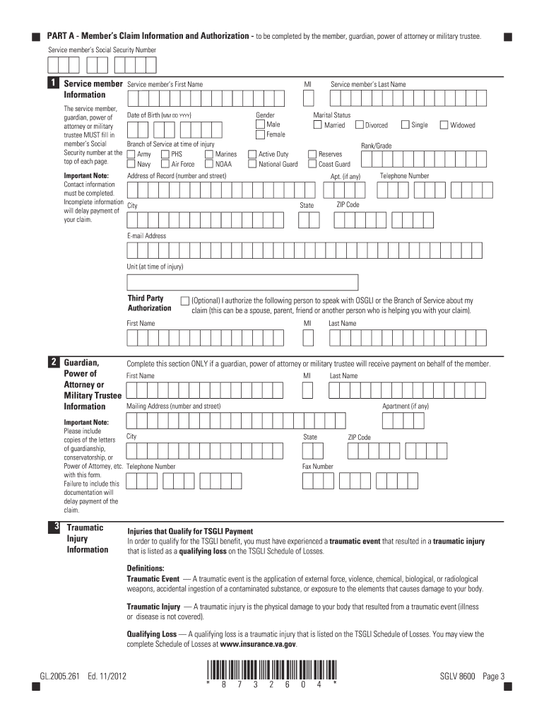  How to Fill Tsgli Refund Form 2012