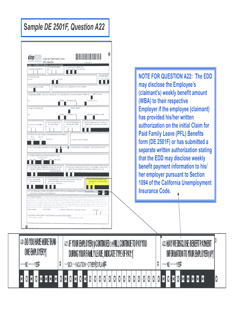 De 2501f Fill Out and Sign Printable PDF Template signNow