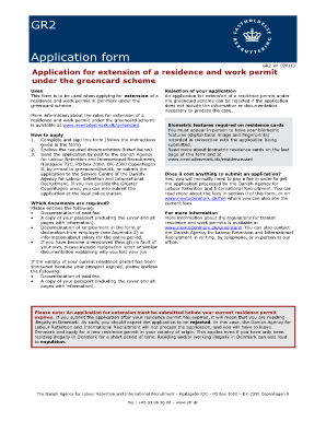 Denmark Gr2 Application Form
