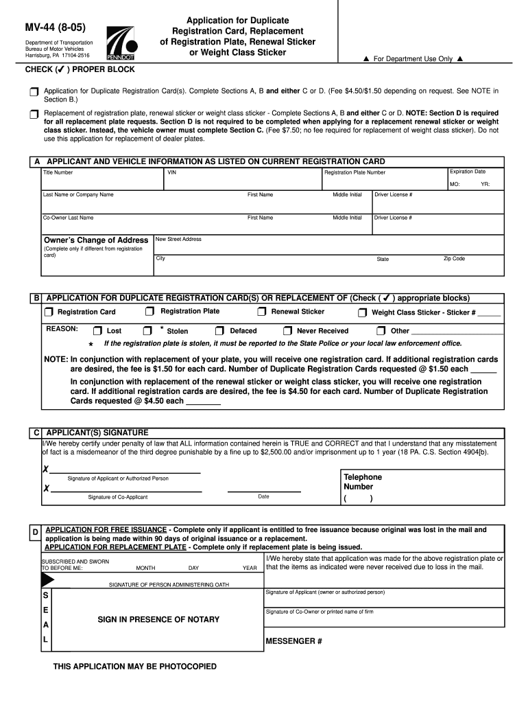 Mv 46 Form Pa