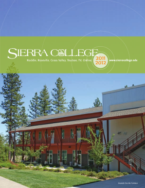 Sierra College 1098 T  Form