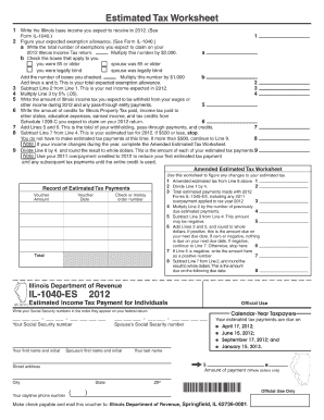  Blank 1040 Tax Form 2012
