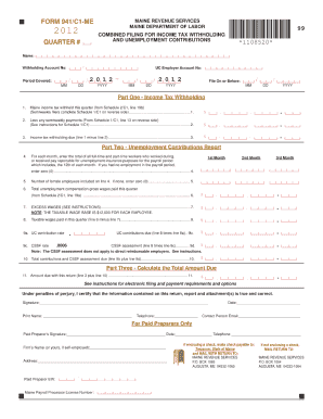 Form 941c1 on Line