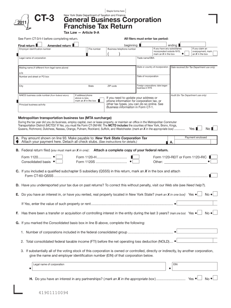  Ct 3 Form 2020