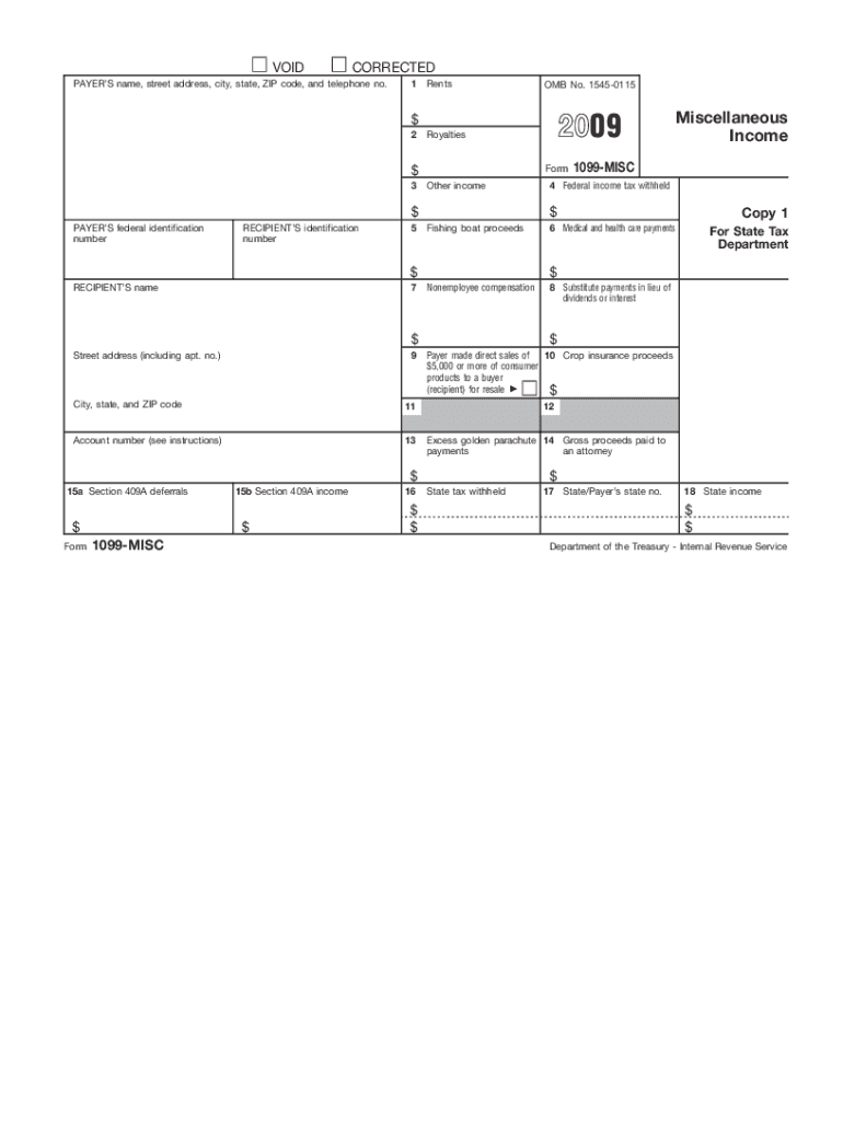 1099 Form Fill Out And Sign Printable PDF Template SignNow