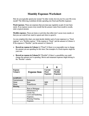 Aarp Retirement Budget Worksheet Excel  Form