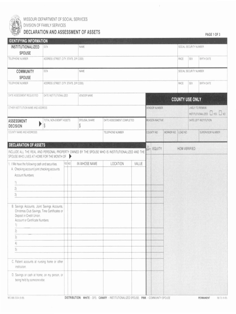 Get and Sign Mo Assets 1989-2022 Form