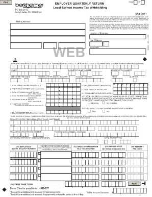 Berkheimer Allentown Pa  Form