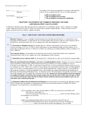 Irs B1 22a 1 Means Test  Form