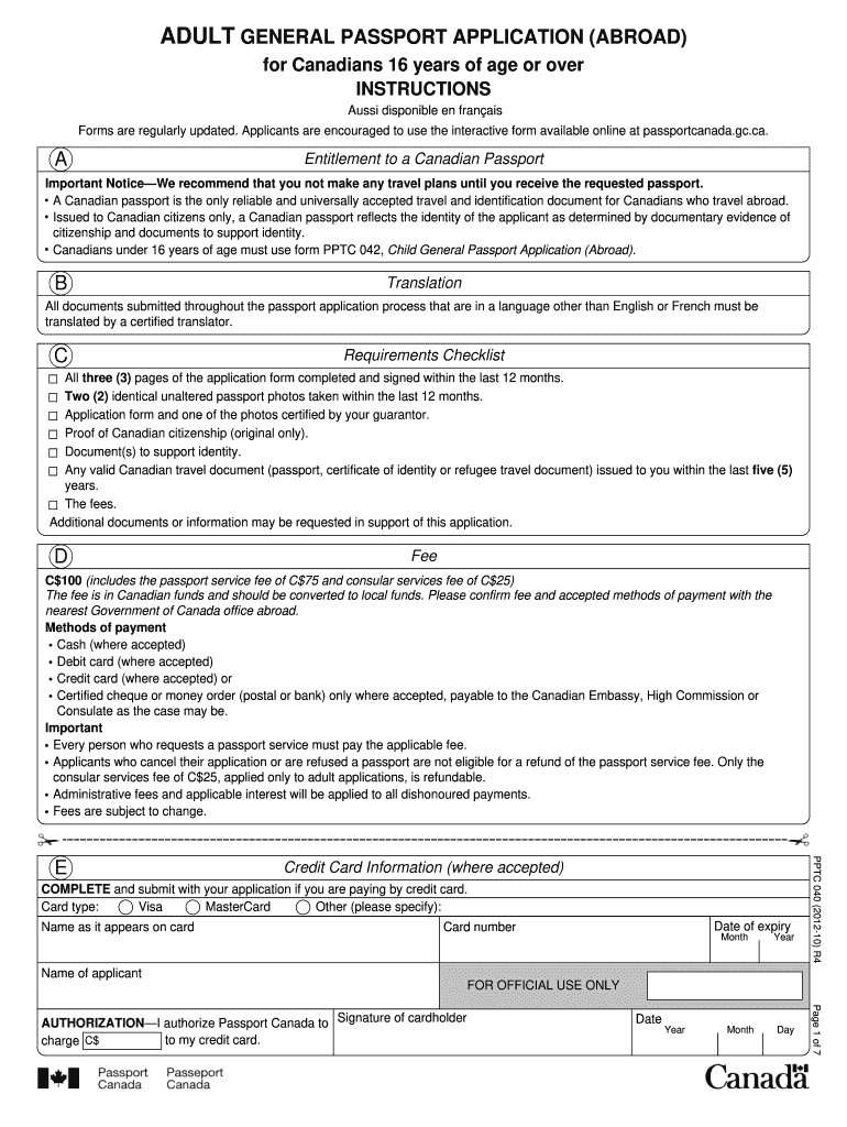  Pptc040 Form 2021