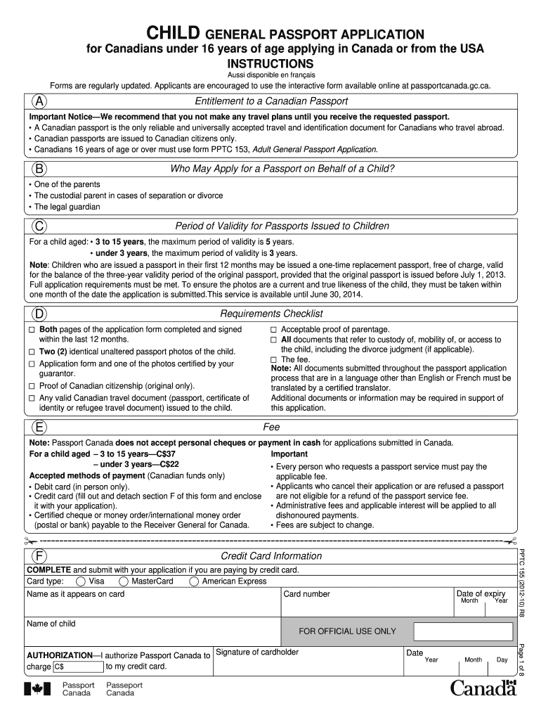 Passport Forms