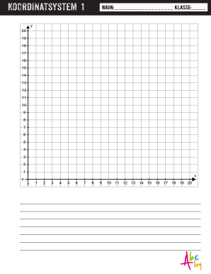 Koordinatsystem Til Print  Form