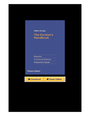 The Curator&#039;s Handbook PDF  Form