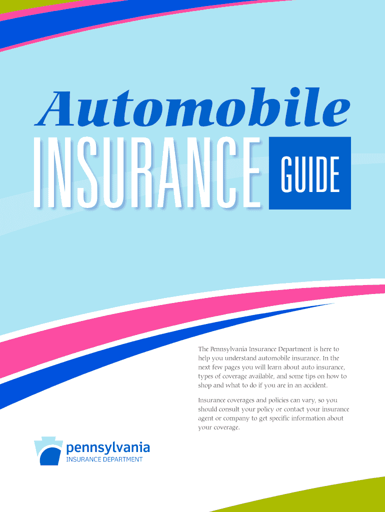 Get and Sign the Pennsylvania Insurance Department Is Here to Help You  Form