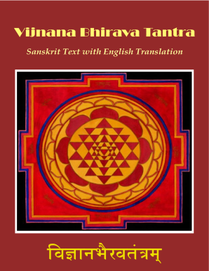 Vijnana Bhairava Tantra PDF  Form