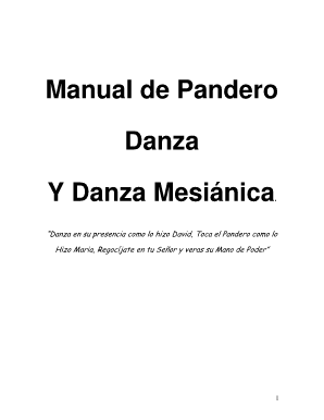 Manual De Rutinas De Pandero Basico PDF  Form