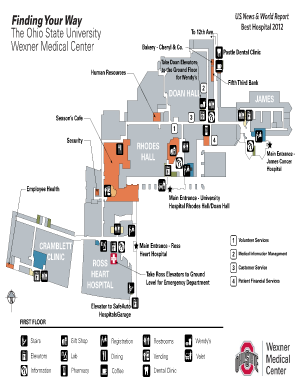 Wexner Medical Center Map  Form