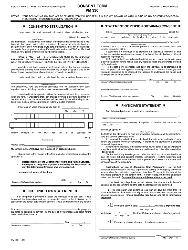 Pm 330  Form