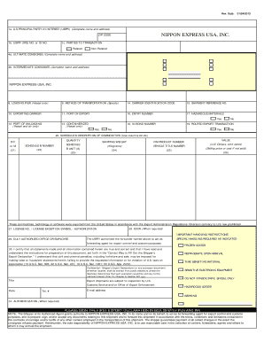 Nippon Letter  Form