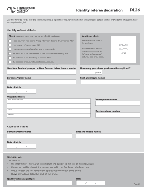 Dl26 Form