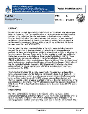 Oshpd Functional Program  Form